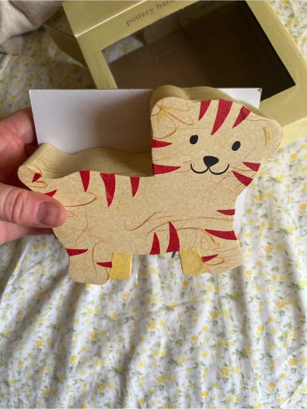 Pottery Barn Kids Tiger Shaped Nightlight NEW IN BOX